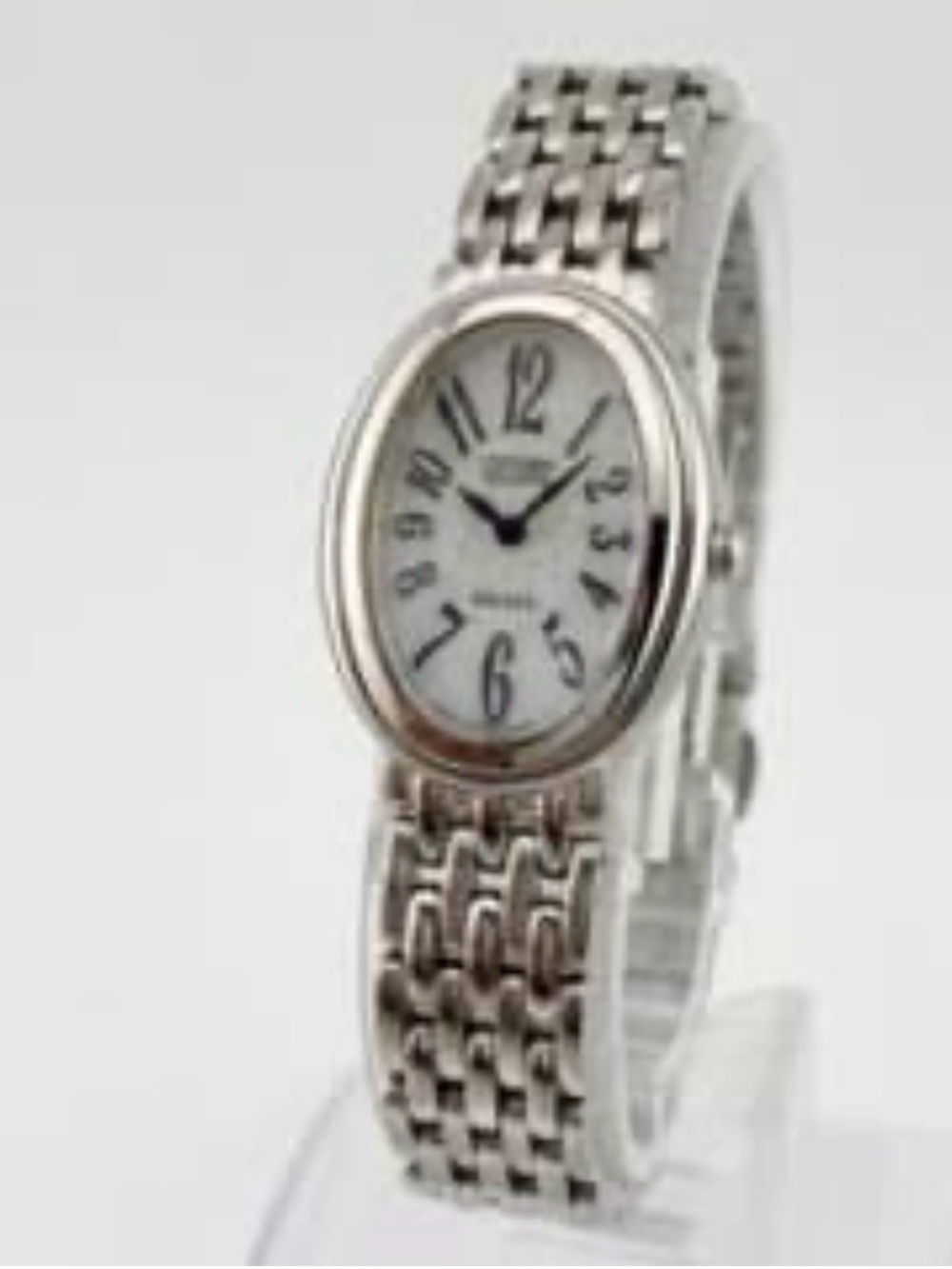 Citizen Women's Silver-Tone Oval Bracelet Watch